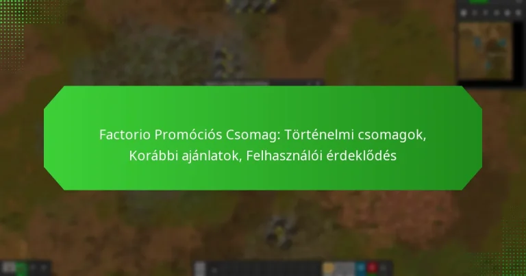 Factorio Promóciós Csomag: Történelmi csomagok, Korábbi ajánlatok, Felhasználói érdeklődés